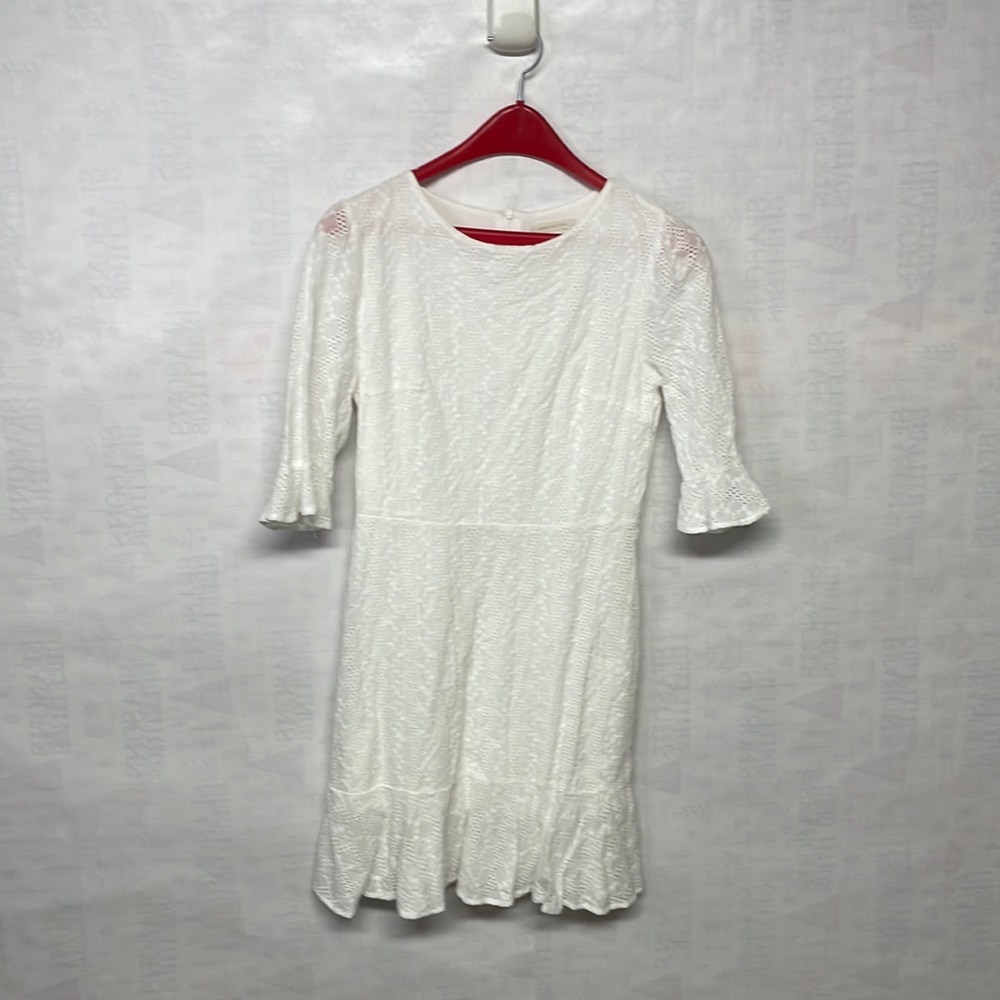 Urban outfitter Women Junior White lace knee length dress